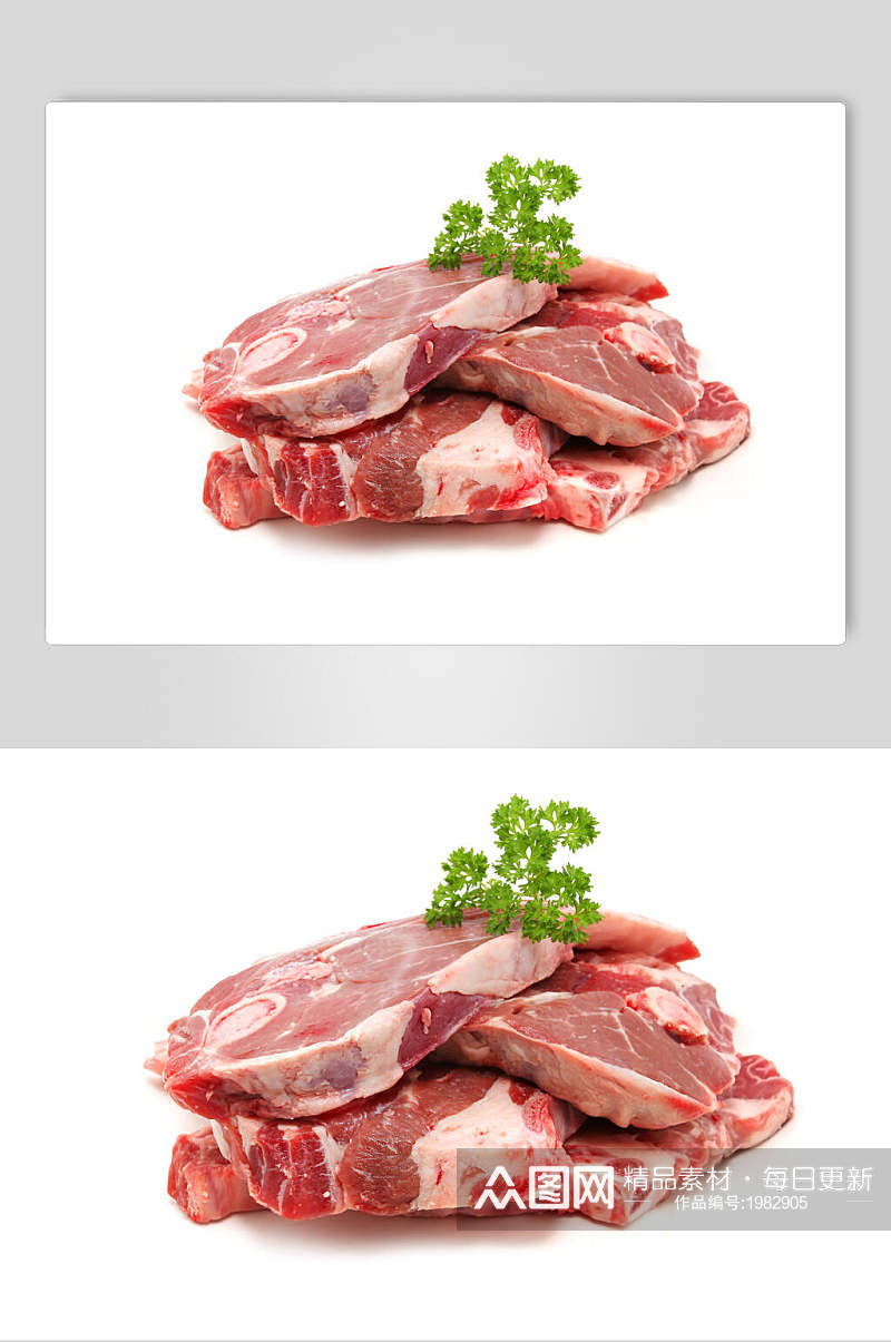 生鲜猪排专用肉猪肉摄影图片素材