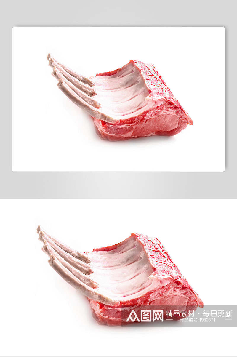 生鲜土猪排骨猪肉摄影图片素材
