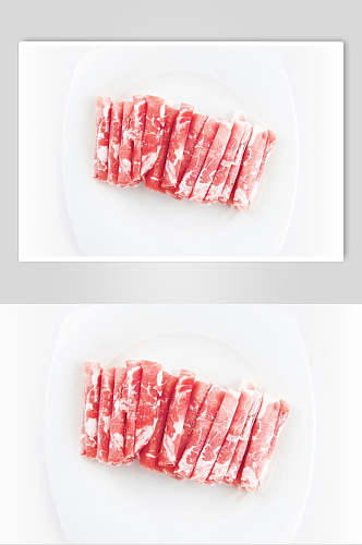 猪肉卷猪肉摄影图片