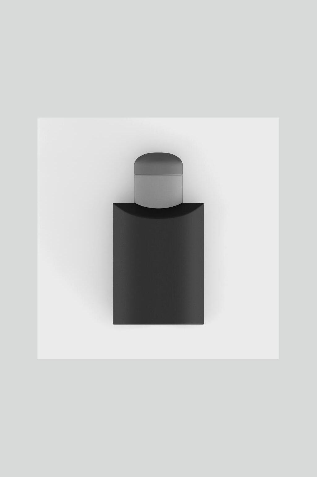 黑色简约化妆品样机效果图素材
