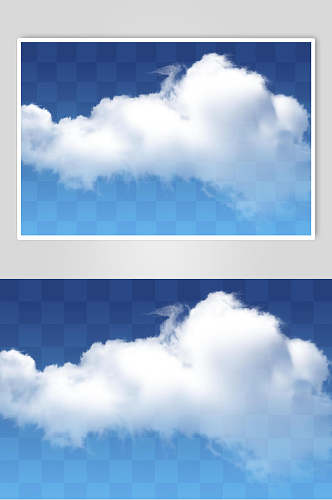 云雾云朵白云素材蓝天白云免抠背景
