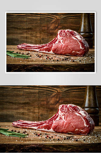 猪肉摄影图片猪肉排猪排骨生鲜食材