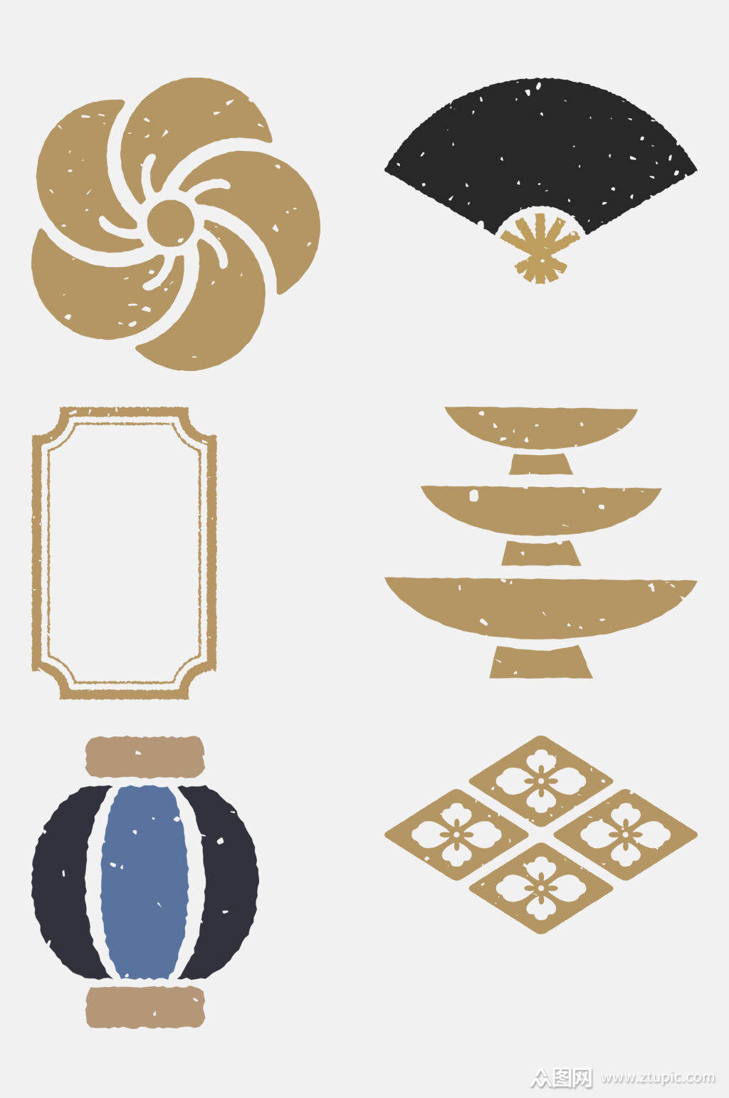 极简日式免抠元素素材