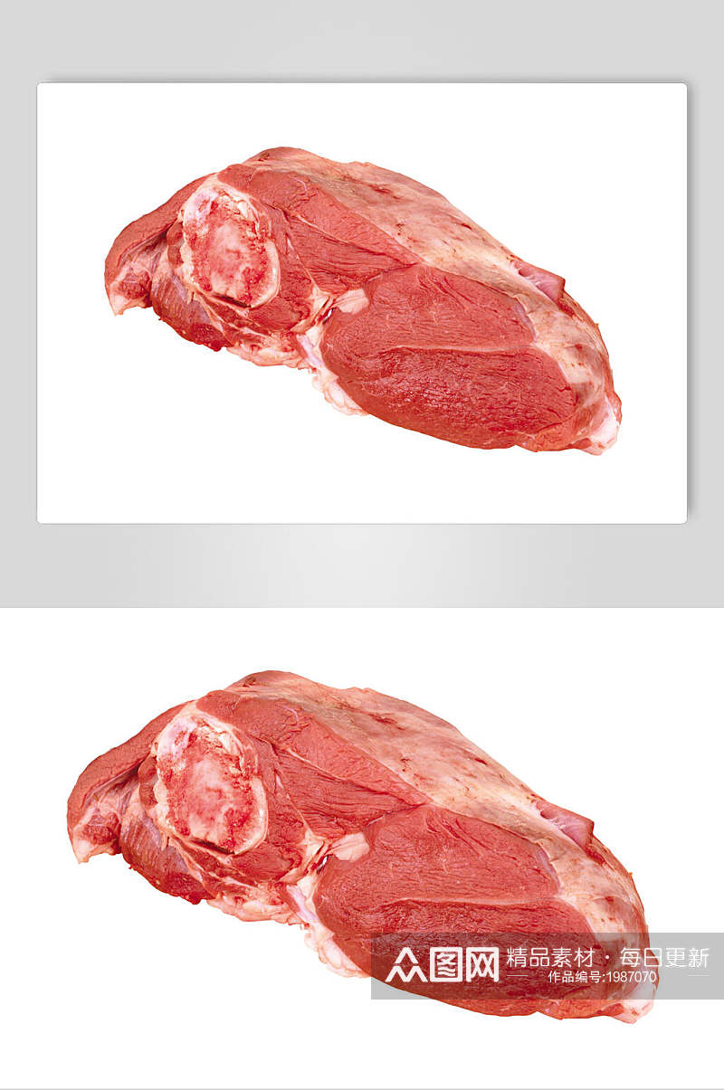 猪肉摄影图片生鲜食材猪梅花肉素材
