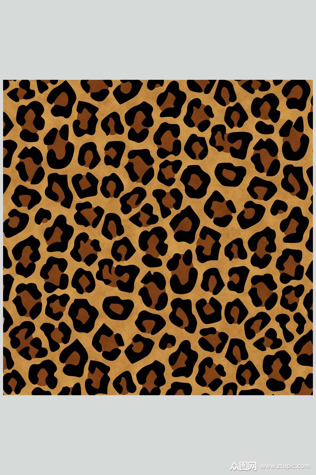 动物豹纹毛皮纹理贴图素材