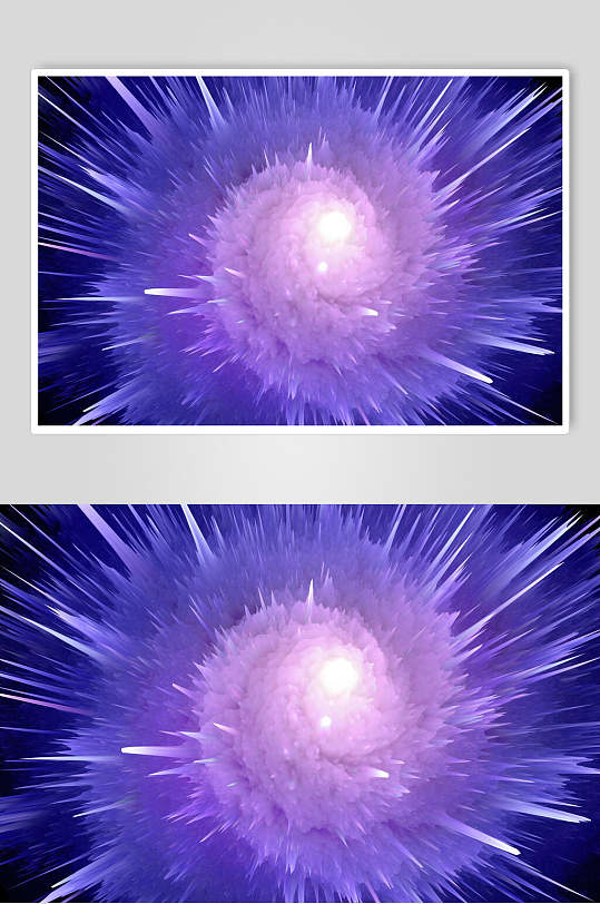 时尚蓝紫色北极光粒子爆炸溅射图片