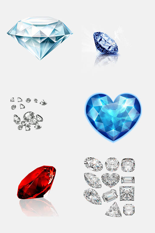创意钻石珠宝免抠元素