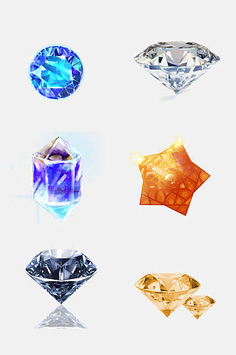 钻石珠宝首饰免抠元素