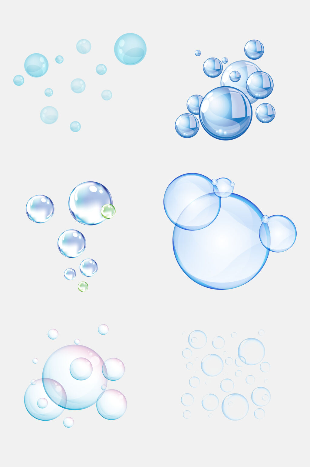 创意透明泡泡气泡免抠元素