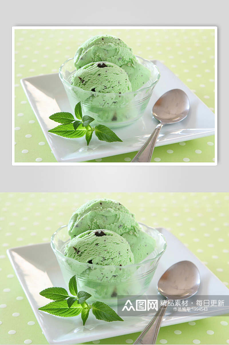 健康美味冷饮冰淇淋图片素材