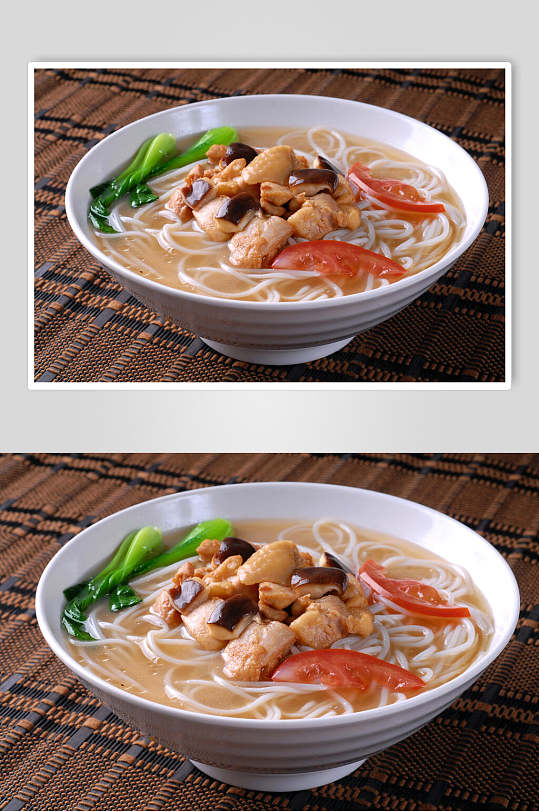 汤粉米线拉面美食摄影图片