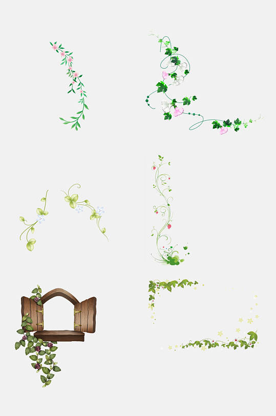 简约花藤图片-简约花藤素材下载-众图网