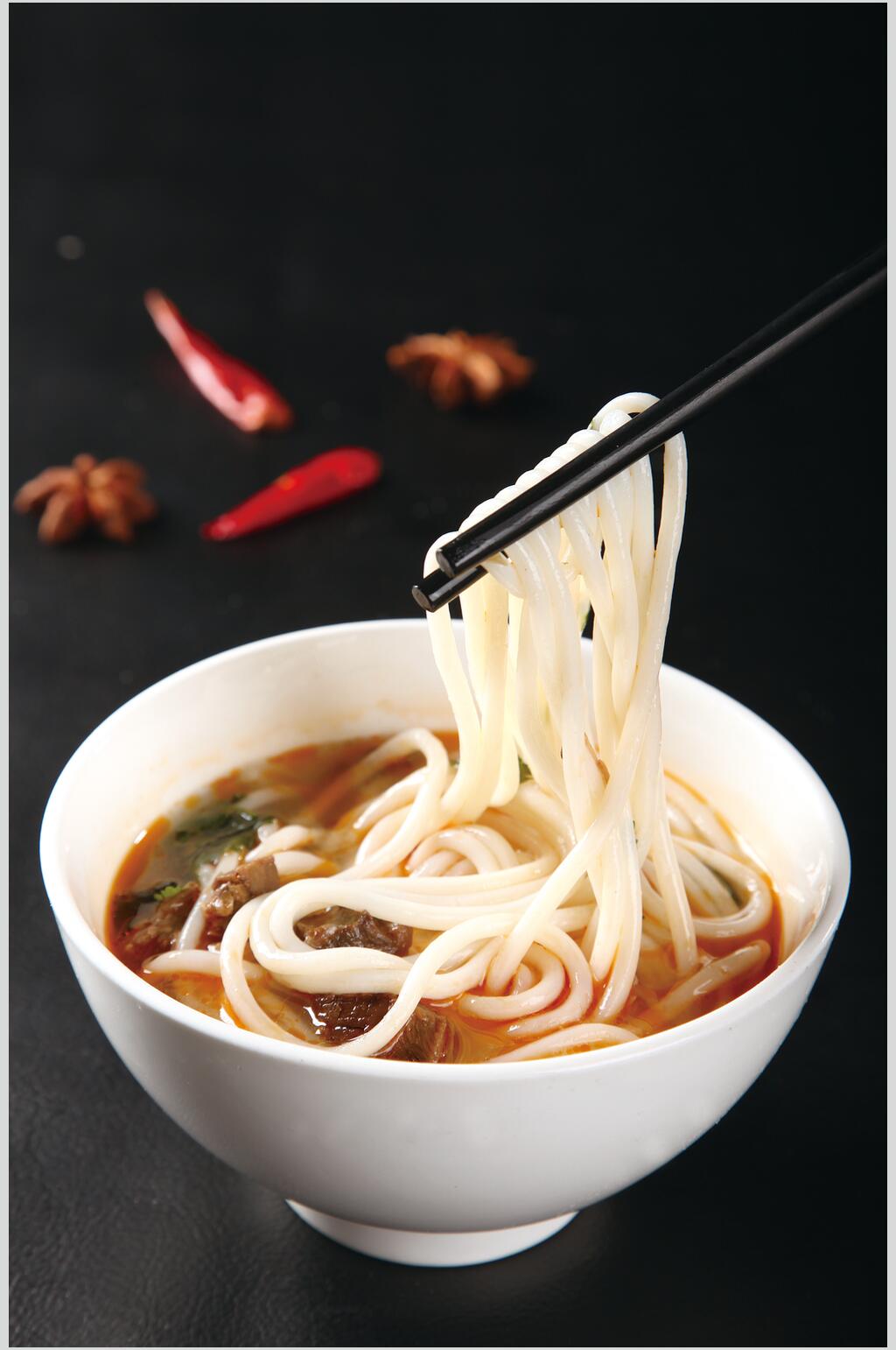 特色米线拉面摄影图片素材