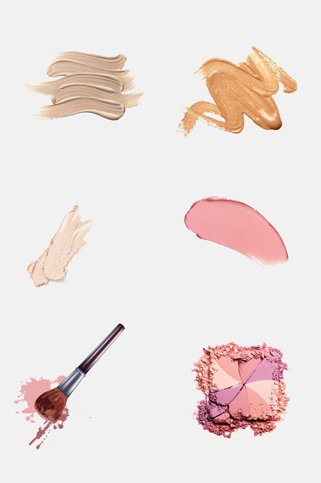 涂鸦美妆化妆品免抠元素