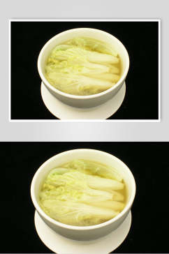 开水白菜美食高清图片