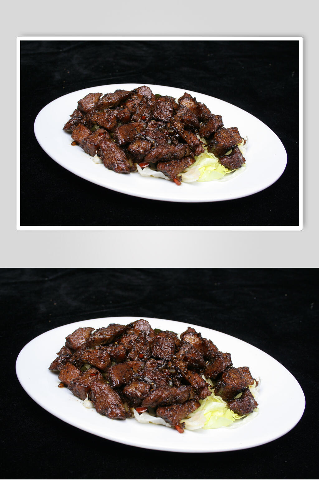黑椒牛柳粒高清图片素材