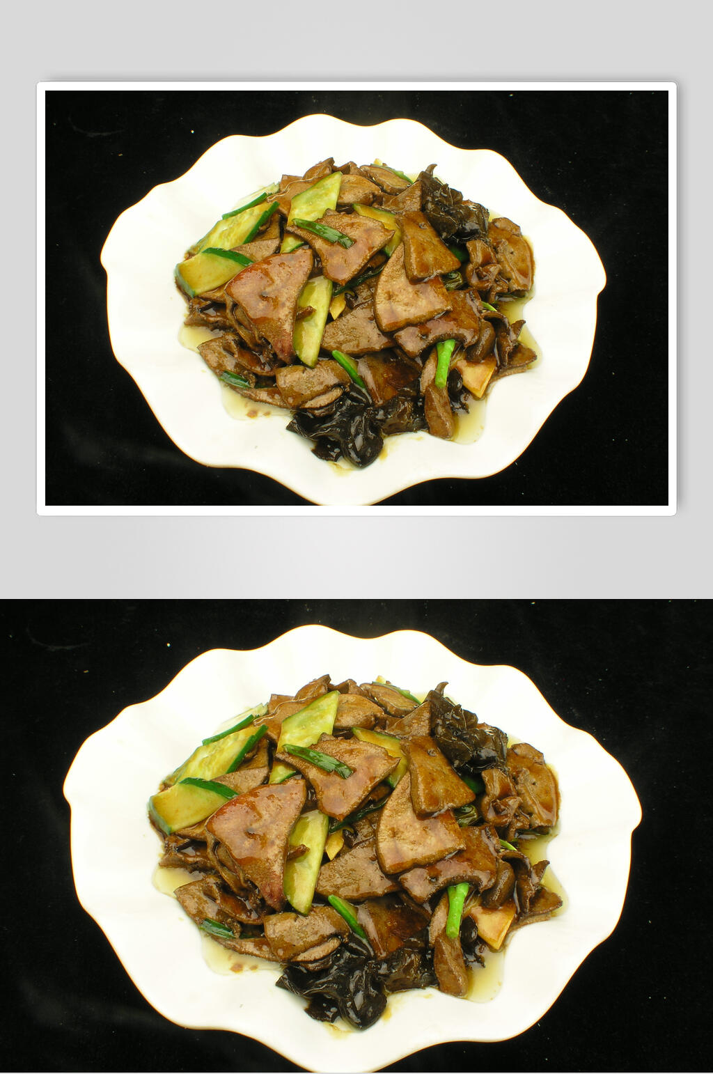 溜肝尖美食高清图片素材