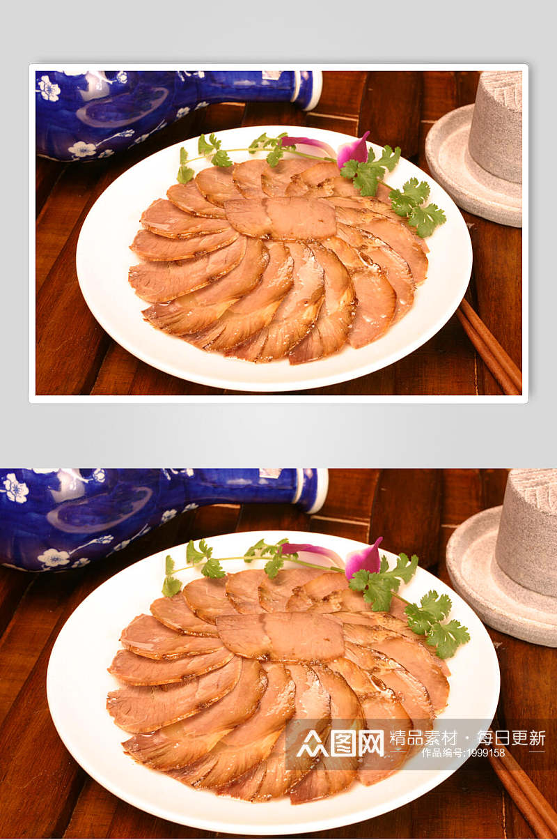 老北京酱肉高清图片素材