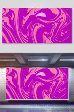 粉紫科技线条涂鸦背景