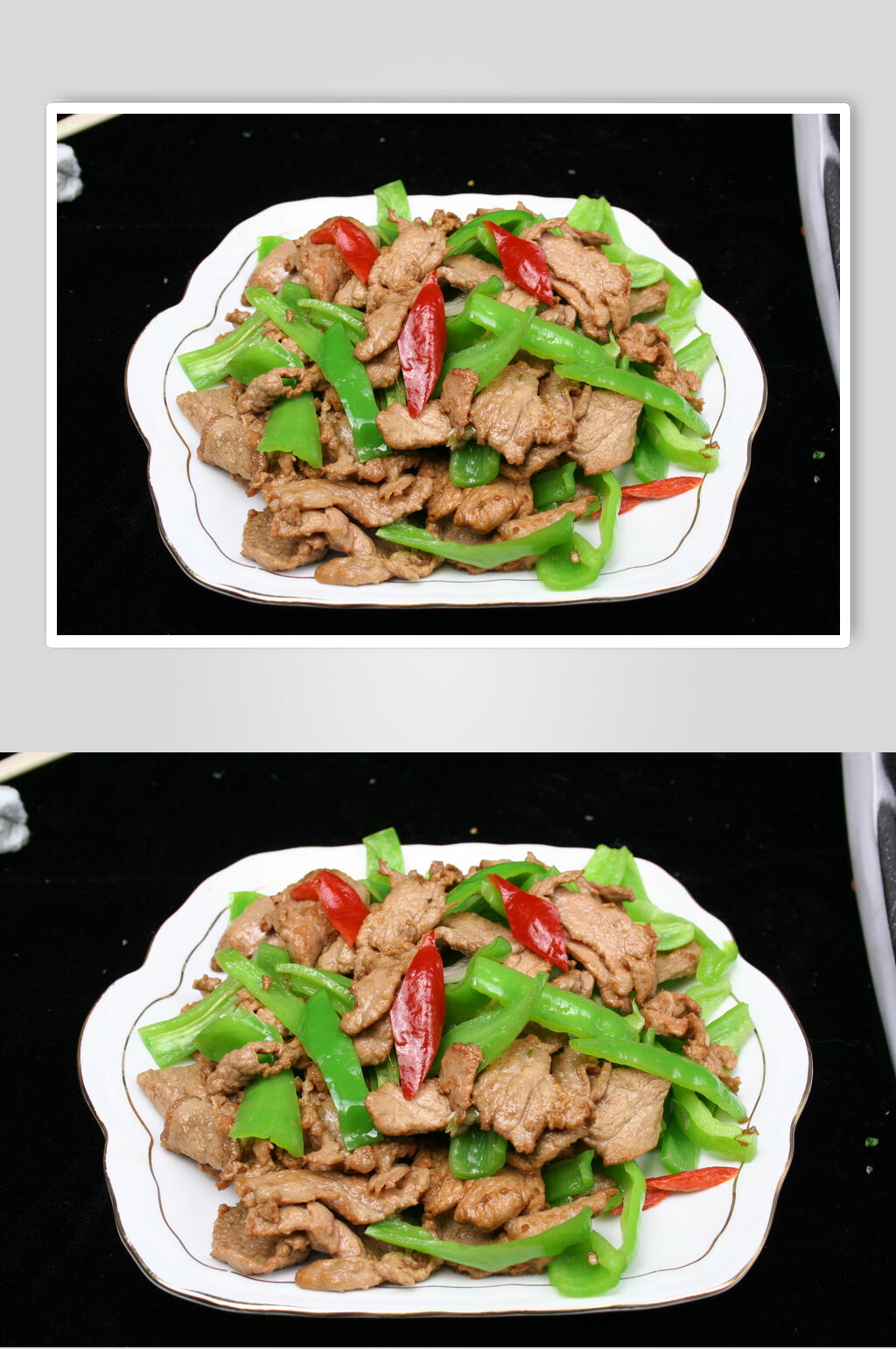 尖椒驴肉美食图片素材