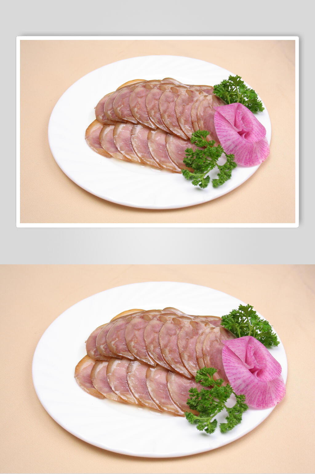 新鲜酱肘花食品图片素材