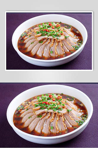 酸汤酥肉美食摄影图片