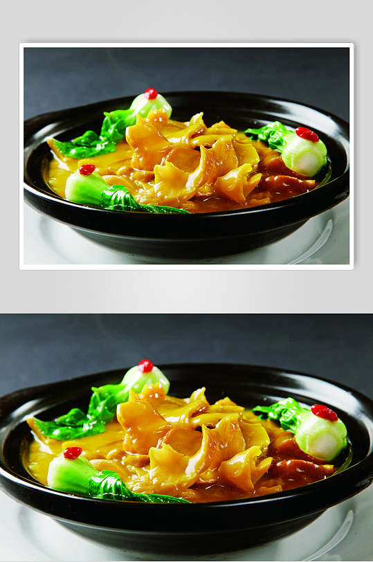 金汤鲨鱼唇美食图片