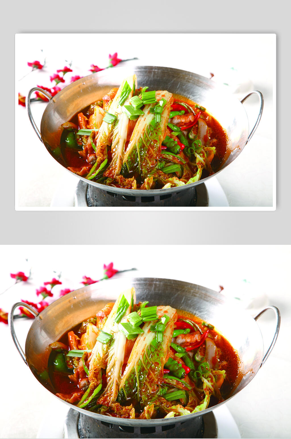 干锅口味娃娃菜美食食品图片素材