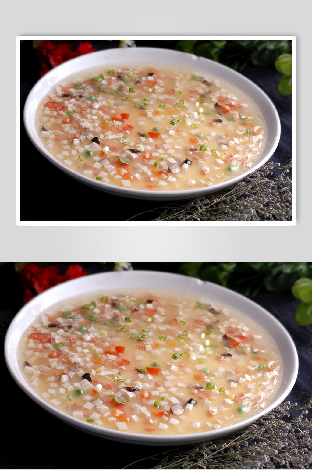 滑蛋豆腐美食图片素材