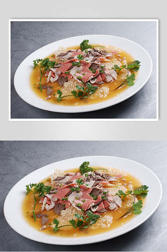 三鲜锅巴食物图片