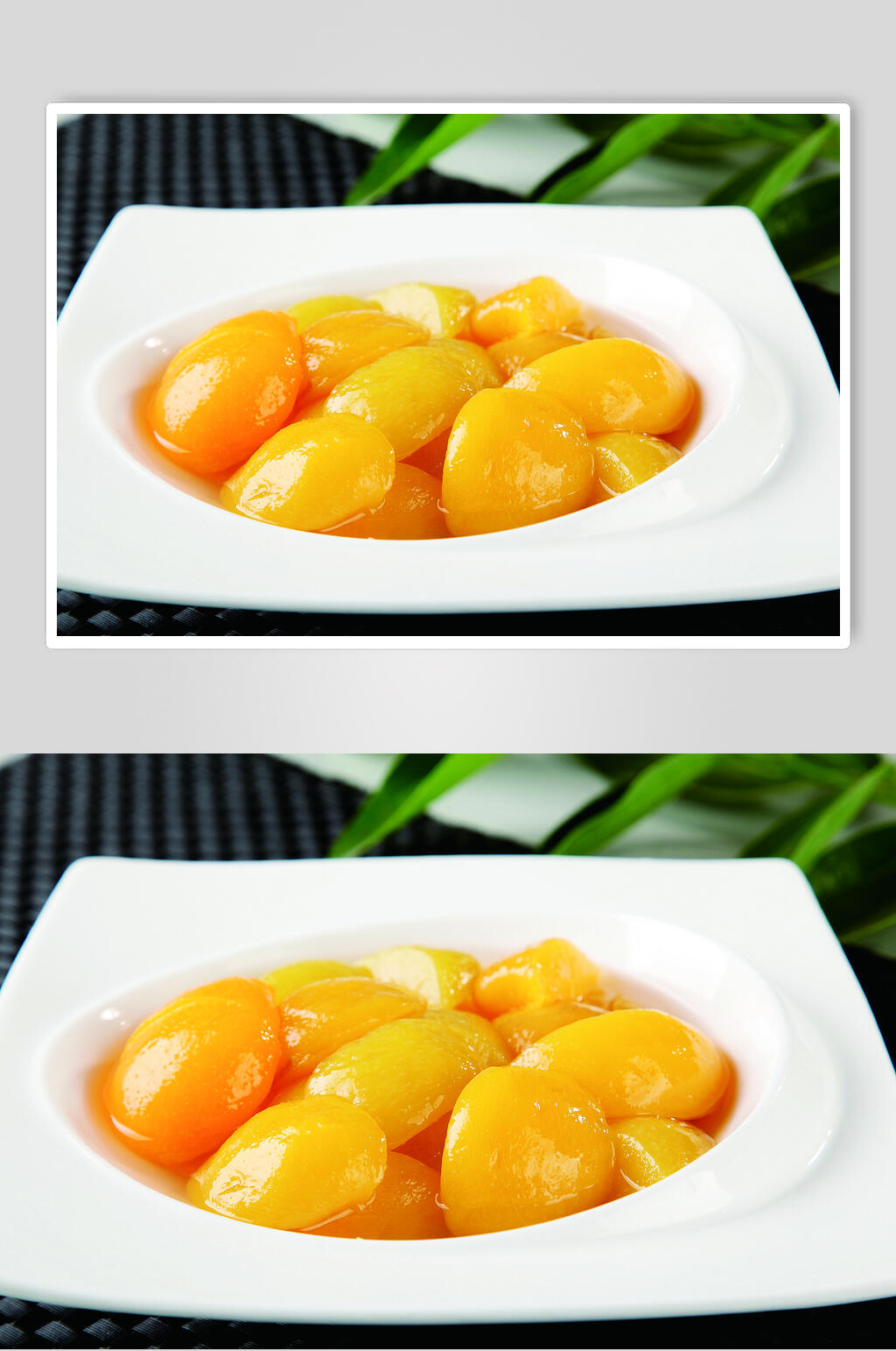 湘西黄桃美食食物图片素材