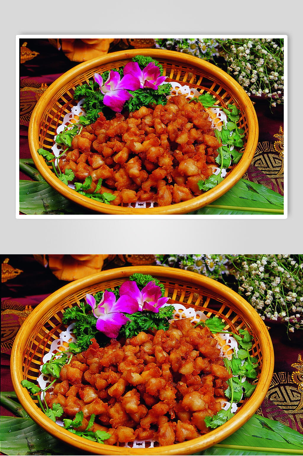 鲜香美味掌中宝美食摄影图片素材