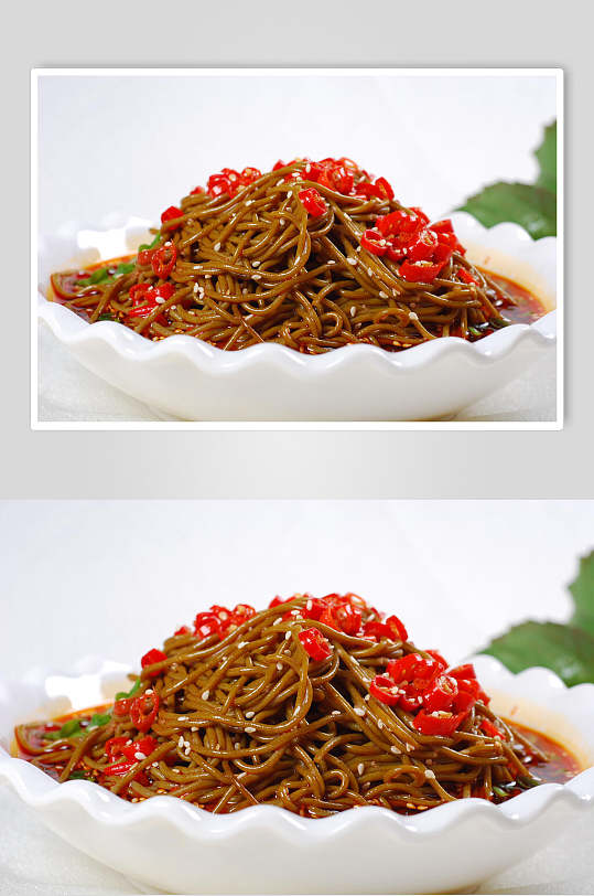 特色黄饸饹美食实拍图片-众图网