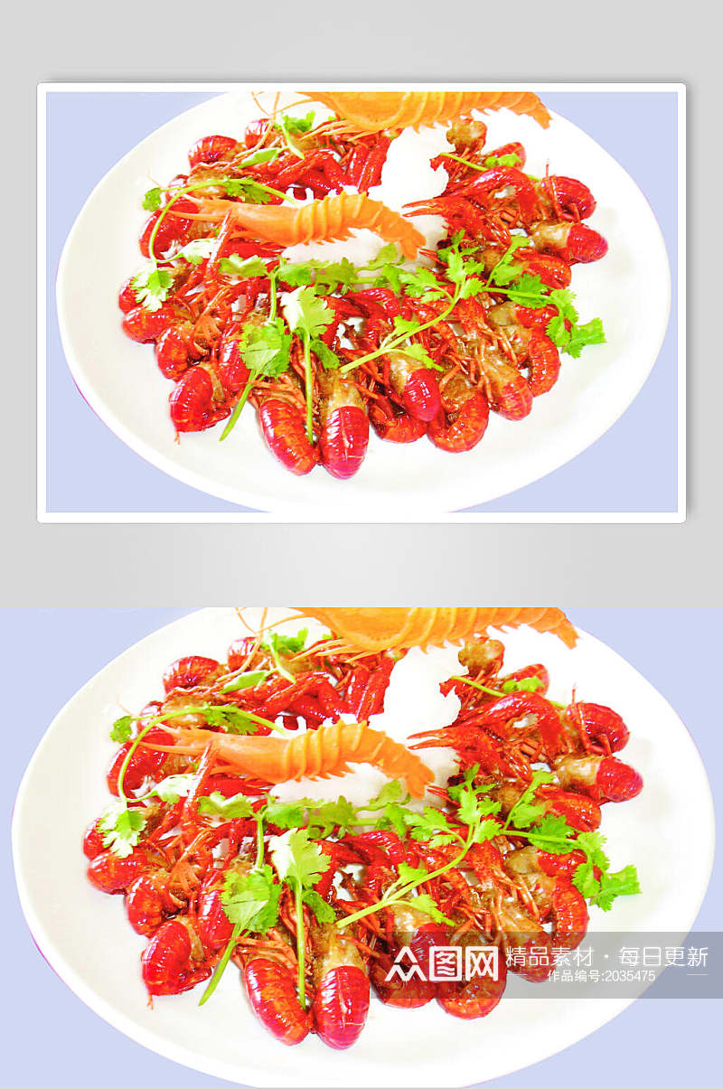 应季香辣小龙虾食品图片素材
