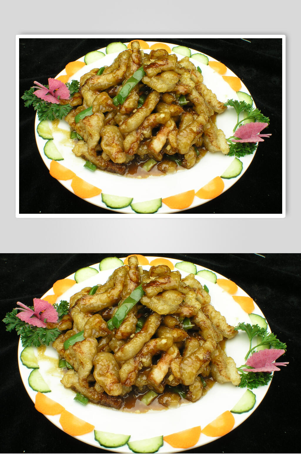 溜肉段食品摄影图片素材