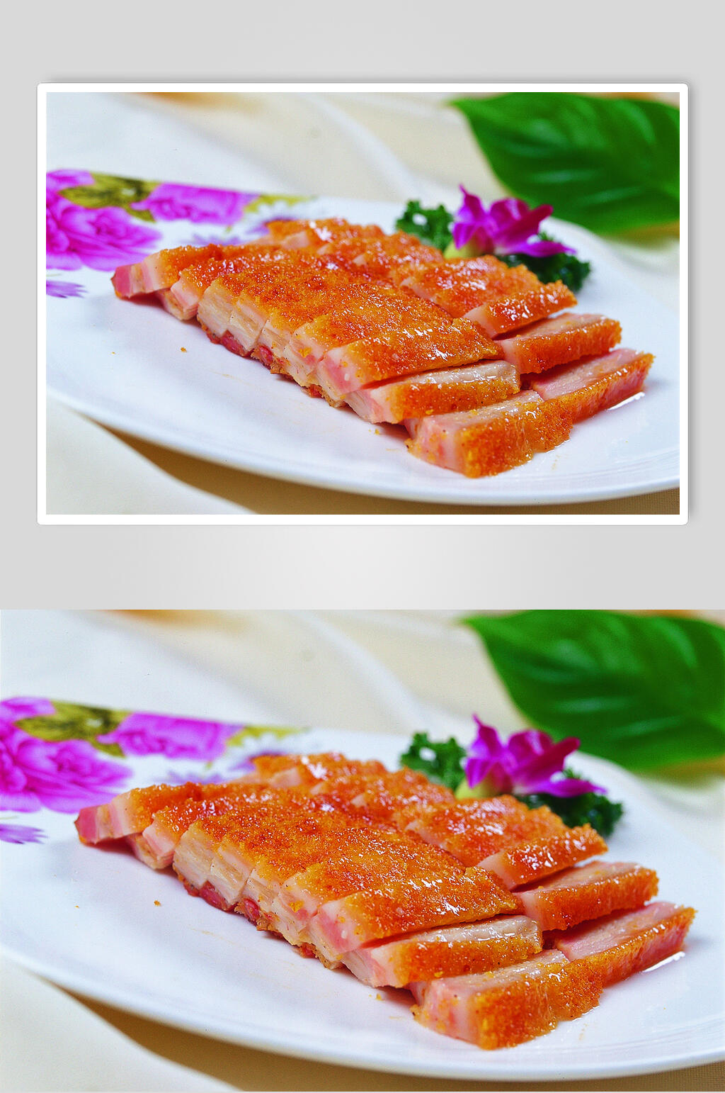 酥皮澳门烧肉美食摄影图片素材