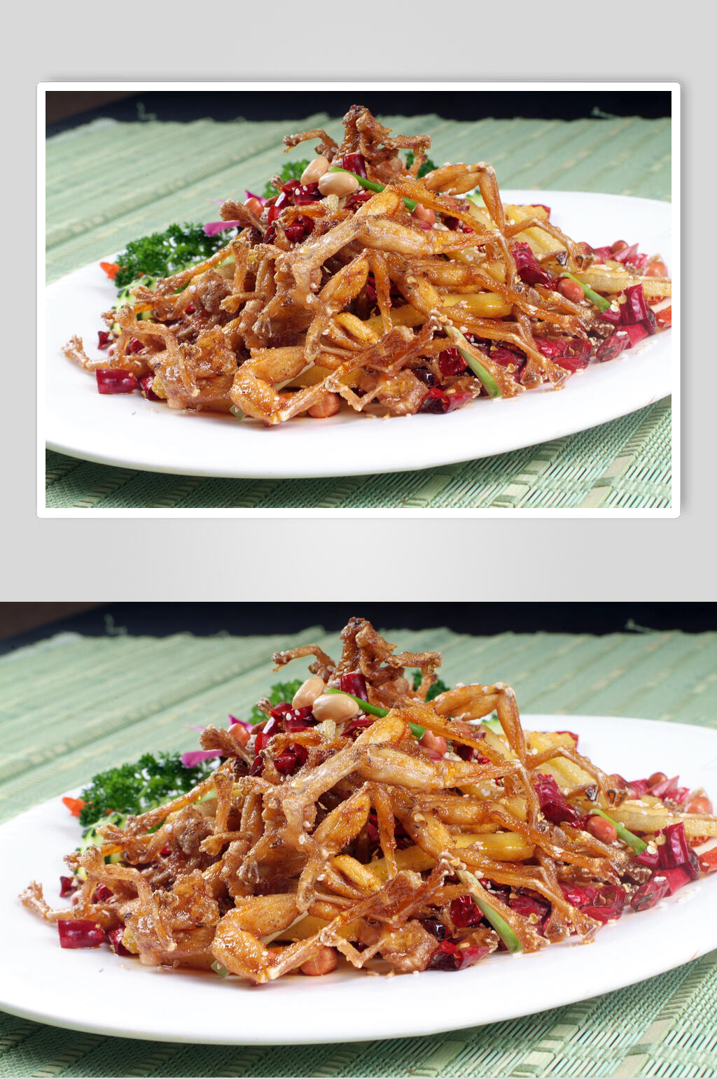 特色菜千焗蛙美食摄影图片素材
