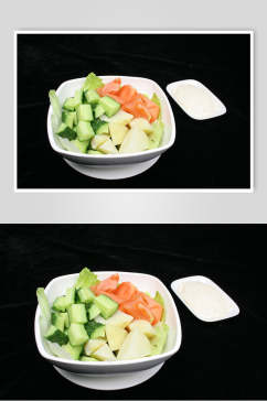 蔬菜沙拉食品摄影图片