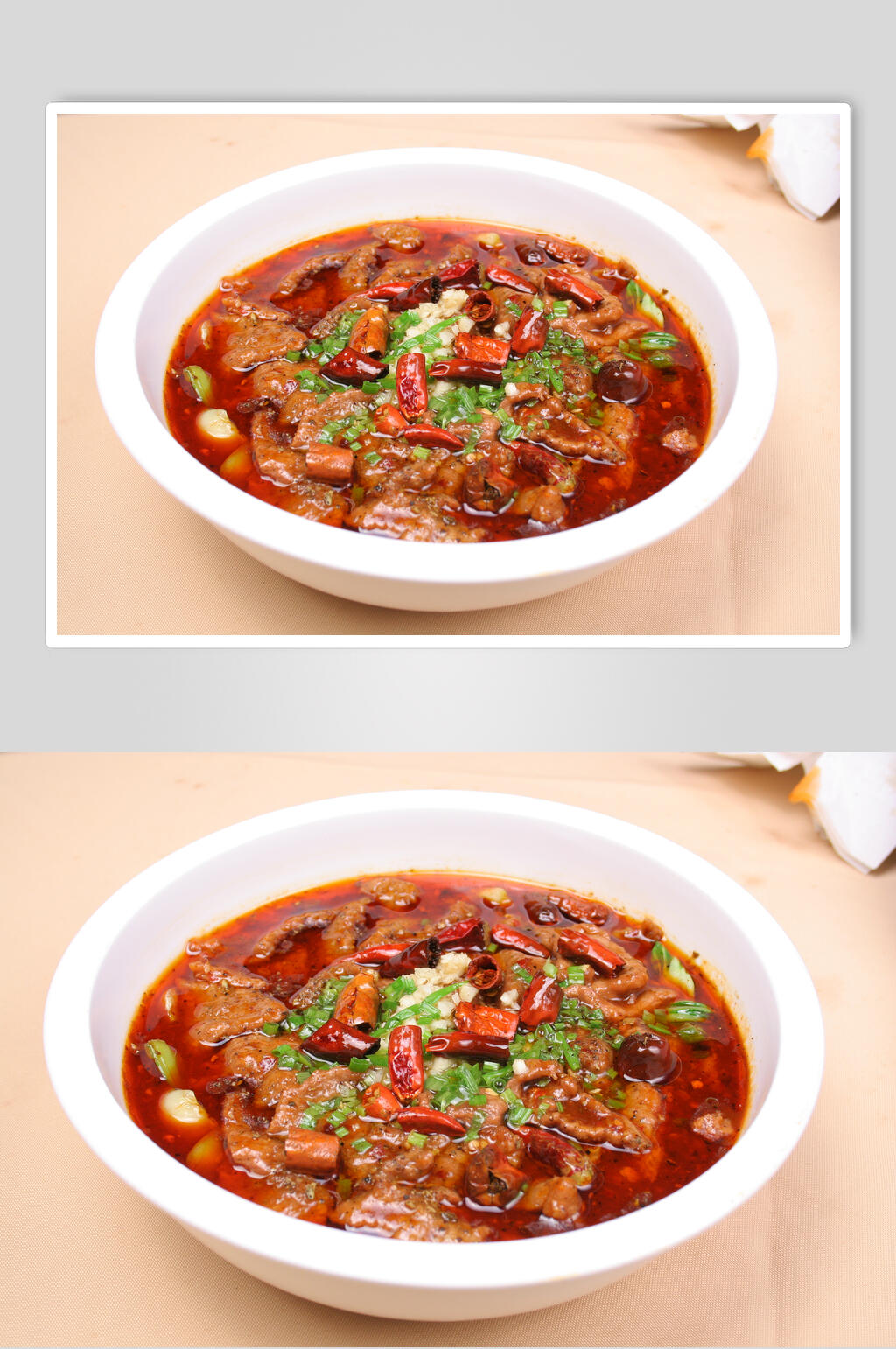 水煮牛肉食品摄影图片素材