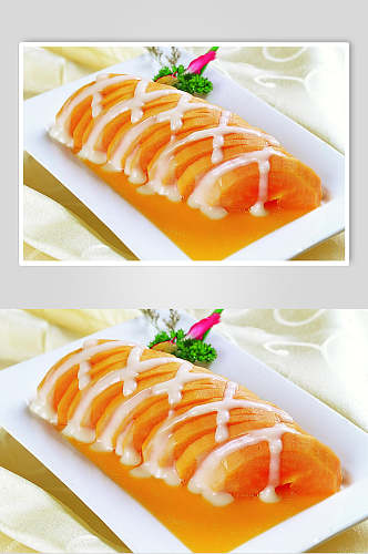 橙汁沙律木瓜元例餐饮食品图片