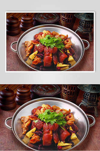 鲜香美味红烧蹄髈美食高清图片