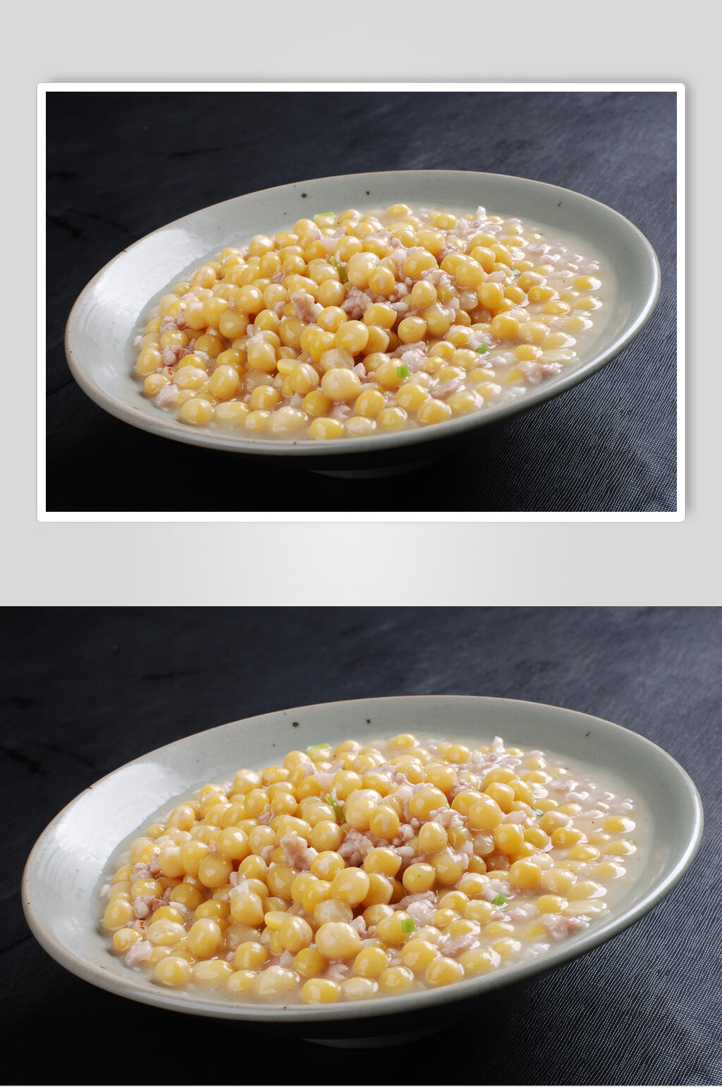 肉水焖豌豆摄影图片素材