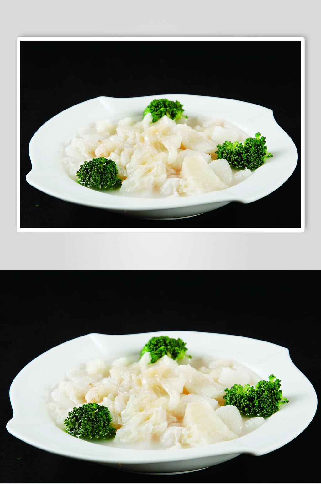 竹笙煮鱼肚餐饮食物图片素材