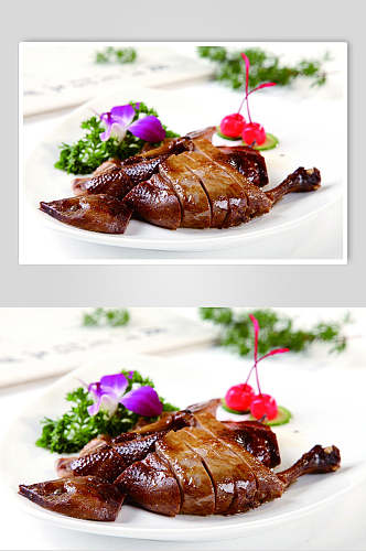 西湖酱野鸭美食食物图片