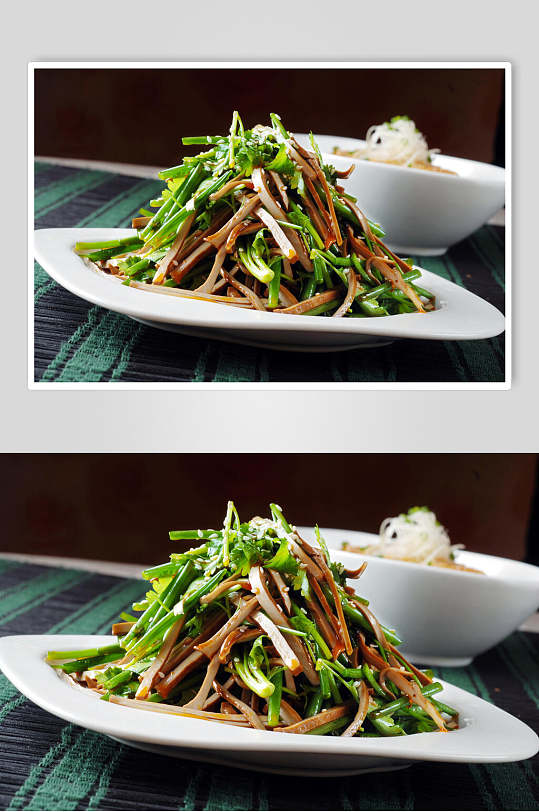 凉菜卤汁豆腐干食品摄影图片