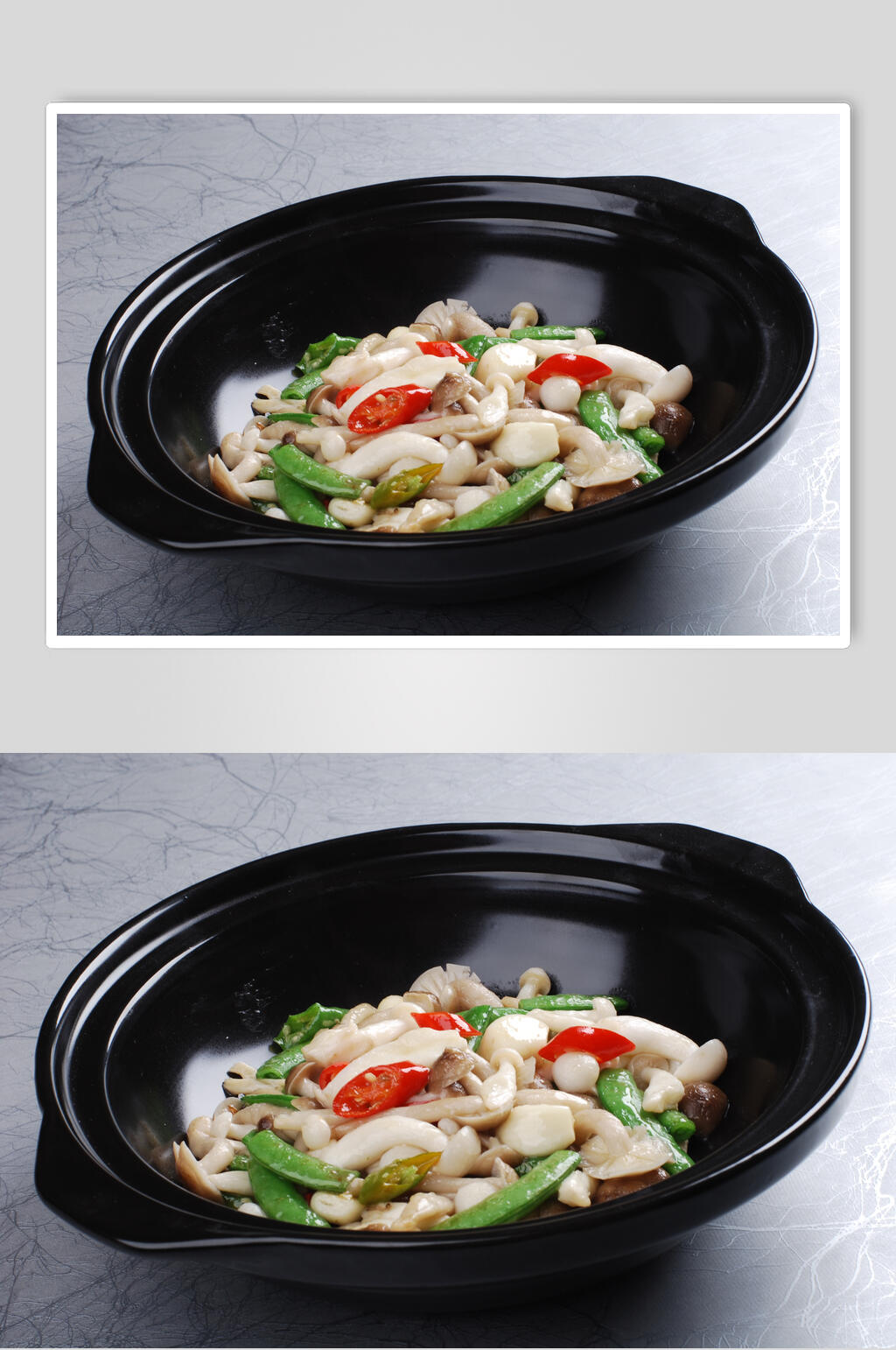 蟹味白玉菇高清图片素材