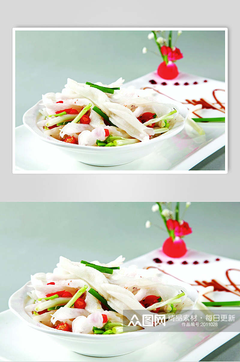 泰式掌鸭食品摄影图片素材