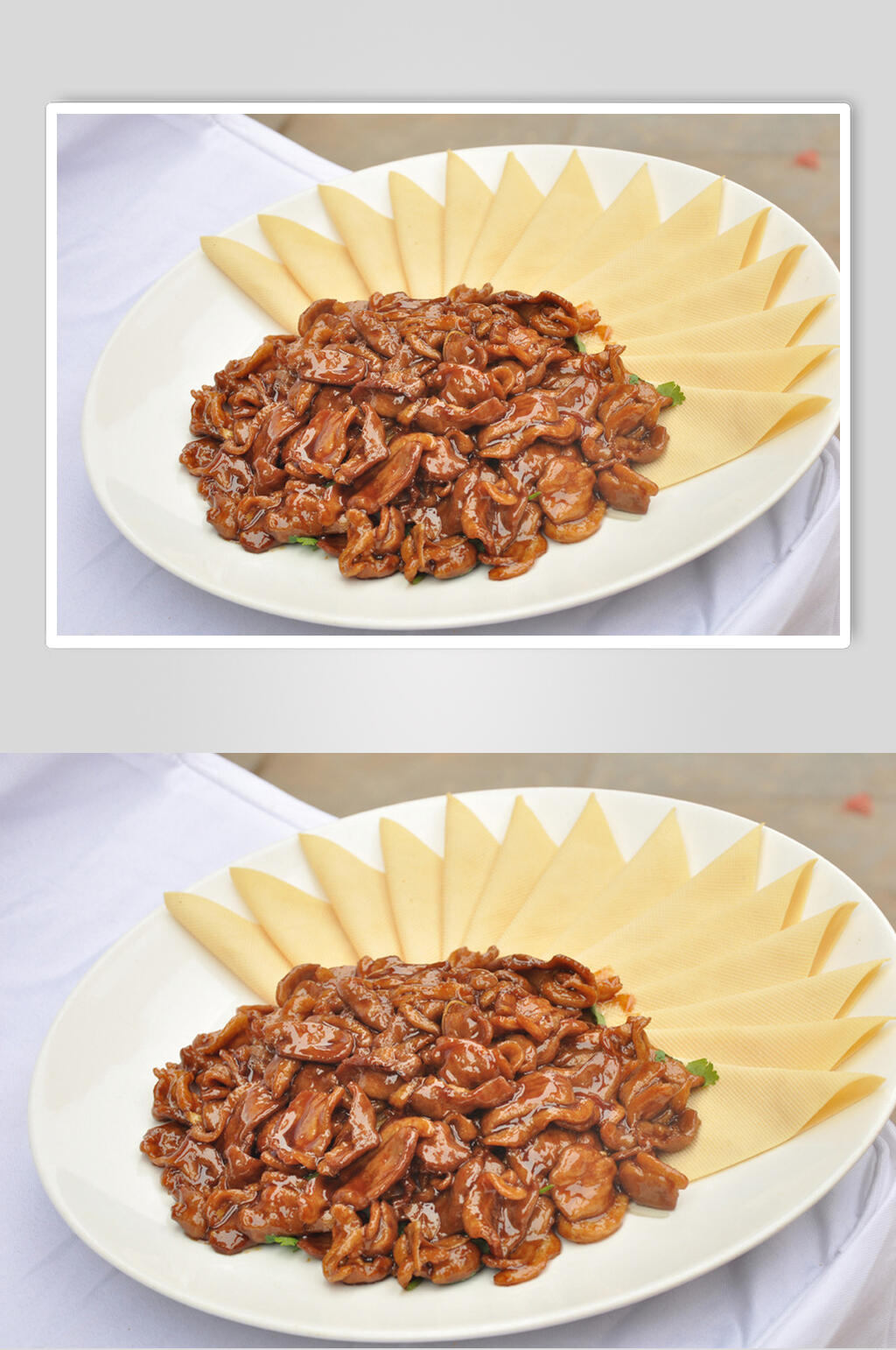 酱爆鸭片食品图片素材