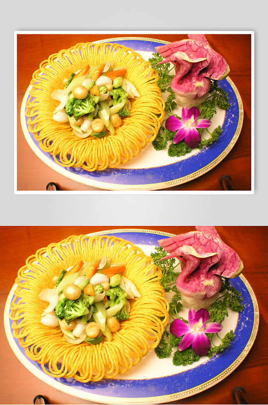 满园春色菜食品摄影图片