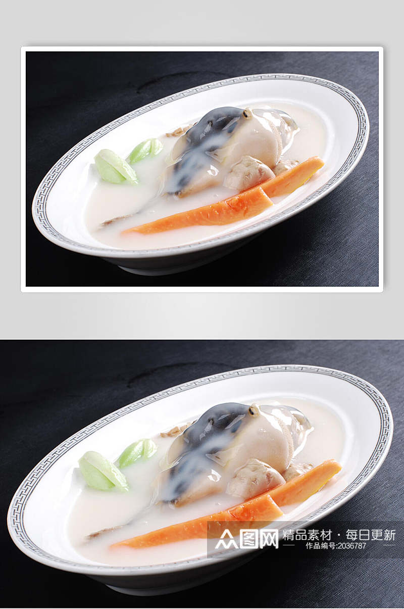 万寿果烧河豚餐饮美食图片素材